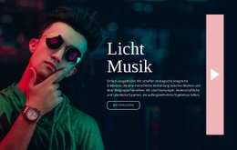 Bootstrap-HTML Für Leichter Musikstil