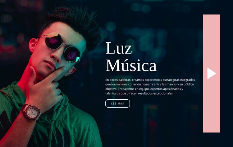 Estilo musical ligero Plantilla CSS