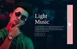 Light Music Style - Ecommerce Template