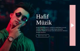 Hafif Müzik Tarzı - HTML Sayfası Şablonu
