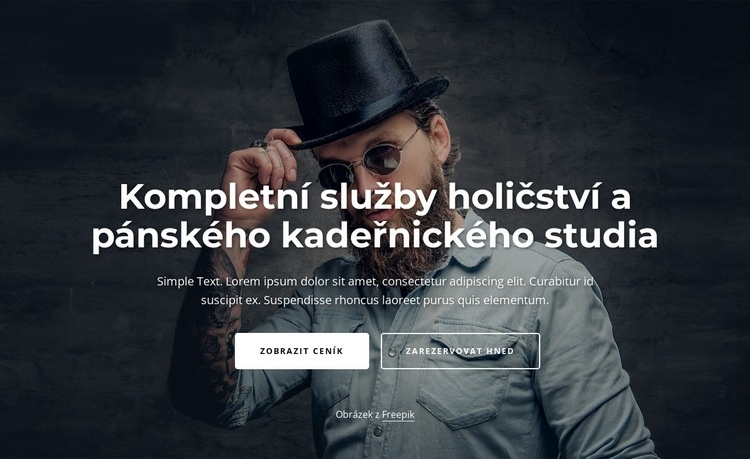 Kompletní služby kadeřnického studia Webový design