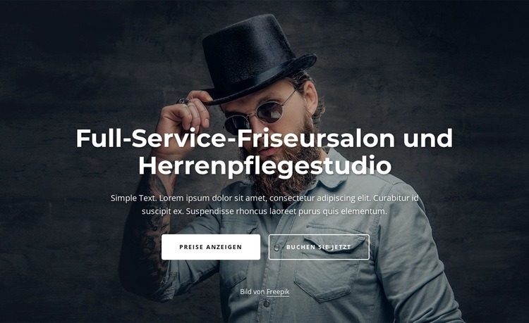 Full-Service-Pflegestudio Vorlage