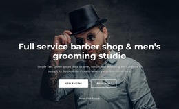 Full Service Grooming Studio - HTML Builder Online