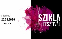 Terméktervező A(Z) Rockzenei Fesztivál Számára