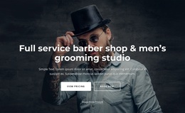Full Service Grooming Studio Bootstrap 4