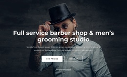 Full Service Grooming Studio - Customizable Professional Joomla Template