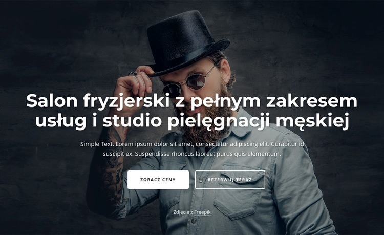 Studio fryzjerskie z pełnym zakresem usług Wstęp