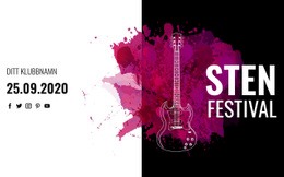 Rockmusikfestival – Gratis WordPress-Tema