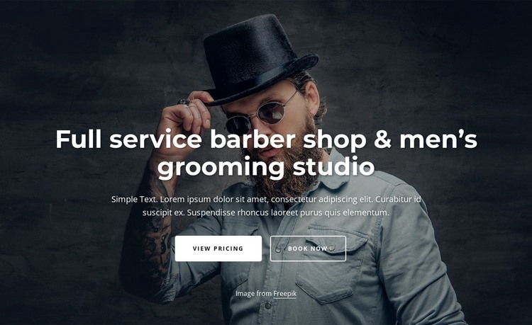 Full service grooming studio WordPress Theme