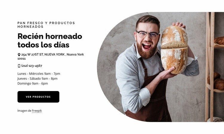 Pan Real, habilidades tradicionales Plantillas de creación de sitios web