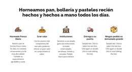 Horneamos Pan Fresco Y Pasteles.: Plantilla De Sitio Web Sencilla
