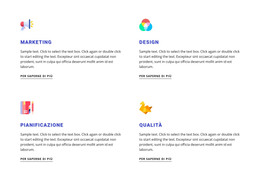 Funzionalità Con Icone Colorate - Modello HTML Gratuito