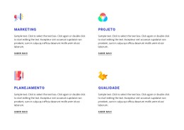 Recursos Com Ícones Coloridos Modelo De Site CSS Gratuito