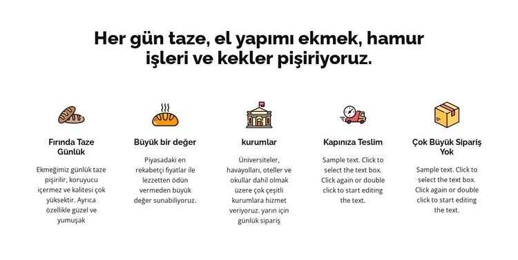 Taze ekmek ve kek pişiriyoruz Açılış sayfası