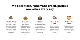 We Bake Fresh Bread And Cakes