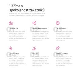 Věříme Ve Spokojenost Zákazníků – Vstupní Stránka HTML