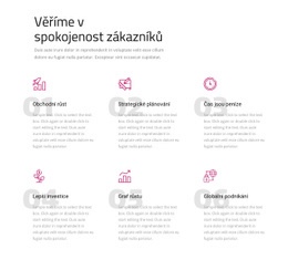 Věříme Ve Spokojenost Zákazníků - Šablona Webové Stránky