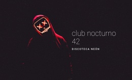 Club Nocturno De Neón - Creador Del Sitio Web