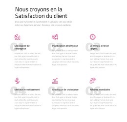 Nous Croyons En La Satisfaction Du Client - HTML Site Builder