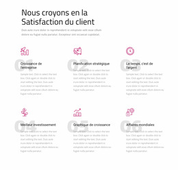 Nous Croyons En La Satisfaction Du Client - Téléchargement Gratuit Du Modèle Joomla