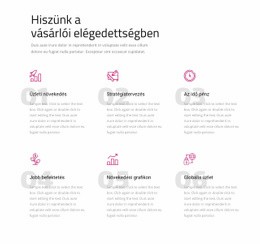 Hiszünk Az Ügyfelek Elégedettségében – HTML Céloldal
