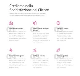 Crediamo Nella Soddisfazione Del Cliente - Pagina Di Destinazione HTML5