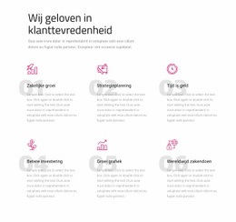 Wij Geloven In Klanttevredenheid - Mobiele Bestemmingspagina