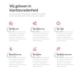 Wij Geloven In Klanttevredenheid - HTML5-Bestemmingspagina