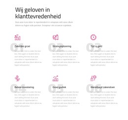 Wij Geloven In Klanttevredenheid - Prachtige Websitebouwer