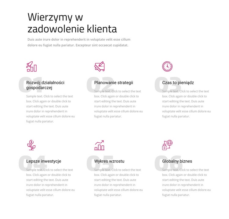 Wierzymy w satysfakcję klienta Wstęp