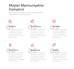 Müşteri Memnuniyetine Inanıyoruz - HTML Açılış Sayfası