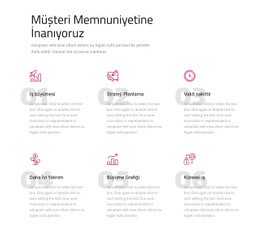 Müşteri Memnuniyetine Inanıyoruz - Açılış Sayfası