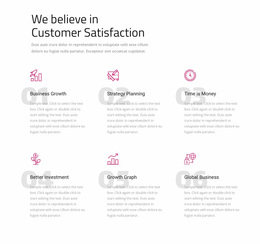 We Believe In Customer Satisfaction - Multi-Purpose Web Design