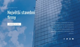 Největší Stavební Firmy – Stažení Šablony Webu