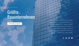 Größte Bauunternehmen - HTML Website Builder