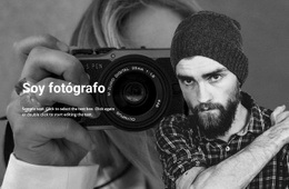 Fotógrafo Y Su Obra - Builder HTML