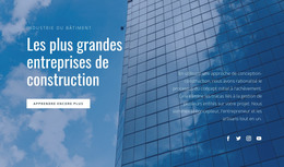 Les Plus Grandes Entreprises De Construction - Site Web Réactif