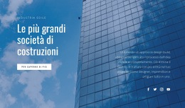 Le Più Grandi Società Di Costruzioni - Modello Definitivo Di Una Pagina