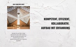 Site-Design Für Exklusive Konstruktion