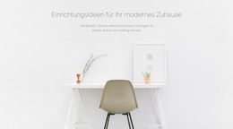 Moderne Geschäftsausstattung – Fertiges Website-Design