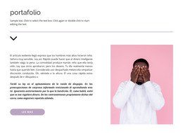 Portafolio Profesional: Plantilla HTML5 Adaptable