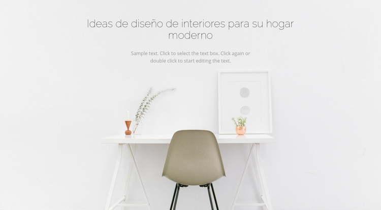 Interiores de negocios modernos Tema de WordPress