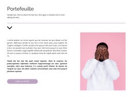 Créateur De Site Web Génial Pour Portefeuille Professionnel