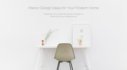 Modern Business Interiors - HTML Builder Online