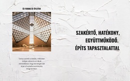 Exkluzív Konstrukció – Reszponzív Webhelysablonok