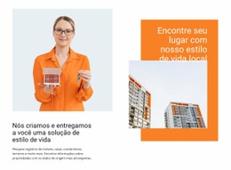 Apartamentos, Vilas E Moradias - Design De Site Profissional