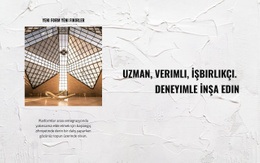 Özel Yapı - Yaratıcı Çok Amaçlı Açılış Sayfası