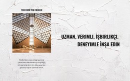 Özel Yapı Için Web Sitesi Oluşturucu