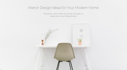 Modern Business Interiors - Best One Page Website