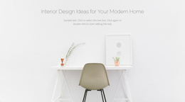 Stunning Landing Page For Modern Business Interiors